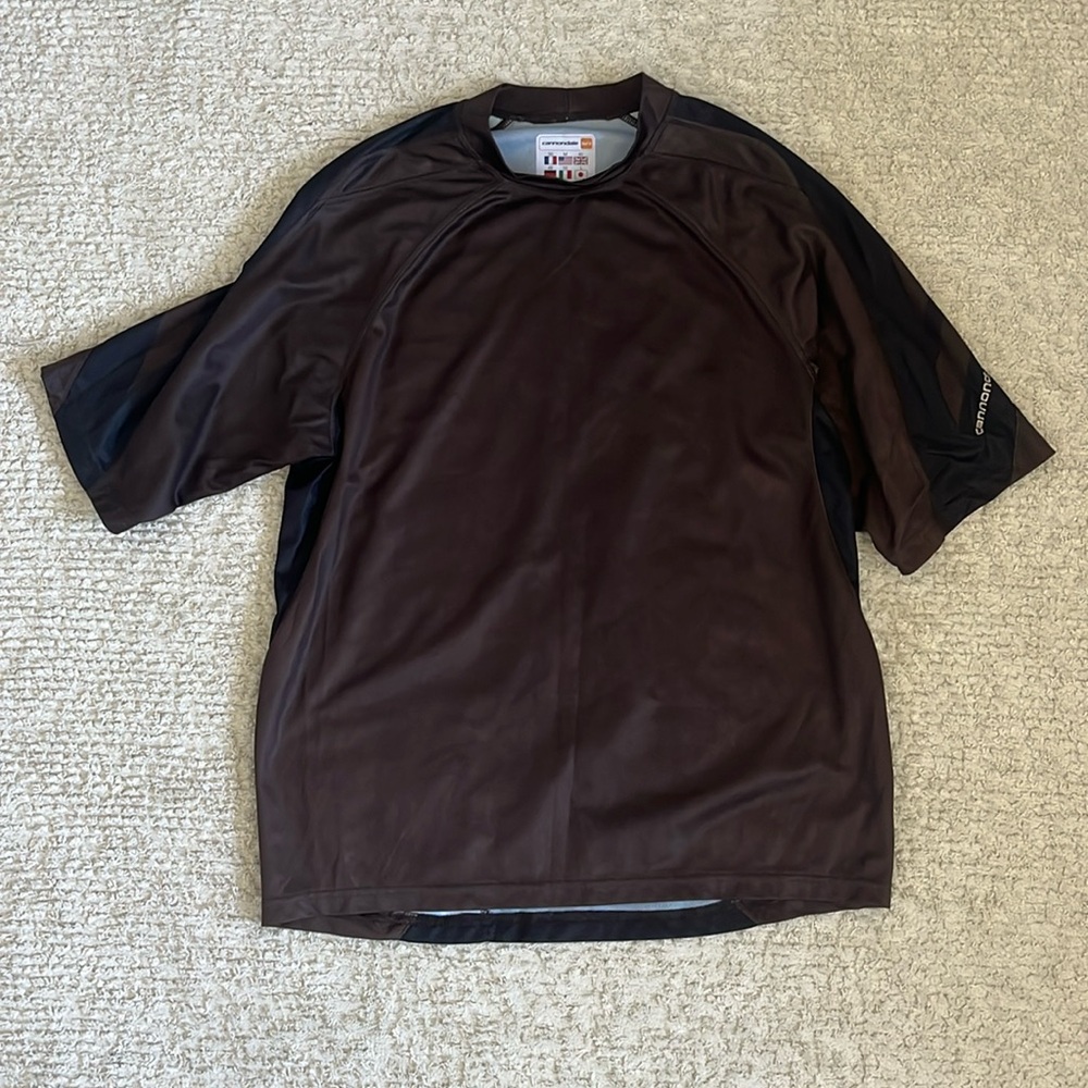 Cannondale Short Sleeve Dry Fit Brown Shirt